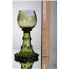 Image 8 : Antique German Roemer hock glass with hand blown, applied glass prunt decoration and etched graped a