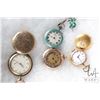 Image 1 : Tray lot of vintage small pocket watches, all non-working including 14kt yellow gold with broken cry