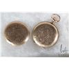 Image 3 : Tray lot of vintage small pocket watches, all non-working including 14kt yellow gold with broken cry