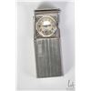 Image 3 : Black Wedgwood Jasperware brooch in silver bezel, Art Deco Wittnauer travel clock, not working at ti