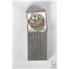 Image 4 : Black Wedgwood Jasperware brooch in silver bezel, Art Deco Wittnauer travel clock, not working at ti