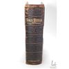 Image 3 : Quality antique illustrated family Bible circa 1870's. Measures 12.5" x 11" x 4".