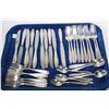 Image 1 : Settings for ten of International Sterling "Prelude" sterling silver flatware including dinner knive