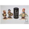 Image 1 : Three Hummel figurines including Mother's Darling, Easter Greetings and Bashful, all approximately 5