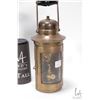 Image 3 : Two miner's lamps including antique "Camberian" No. 190749 E. Thomas & Williams Ltd. and brass wall 