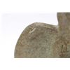 Image 5 : Two hand carved Inuit soapstones including green soapstone owl 5 1/2" in height, number E-7877 ( Jos