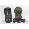 Image 1 : Antique Tibetan bronze buddha 5 " in height including wooden base