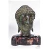 Image 2 : Antique Tibetan bronze buddha 5 " in height including wooden base