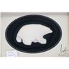 Image 2 : Framed caribou hair tufting " Roaming Bear" by artist Roxanne Fredlunch, March 98, Churchill, overal