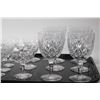 Image 2 : Selection of signed Stuart crystal including six wine glasses, four low champagne, six sherry, five 