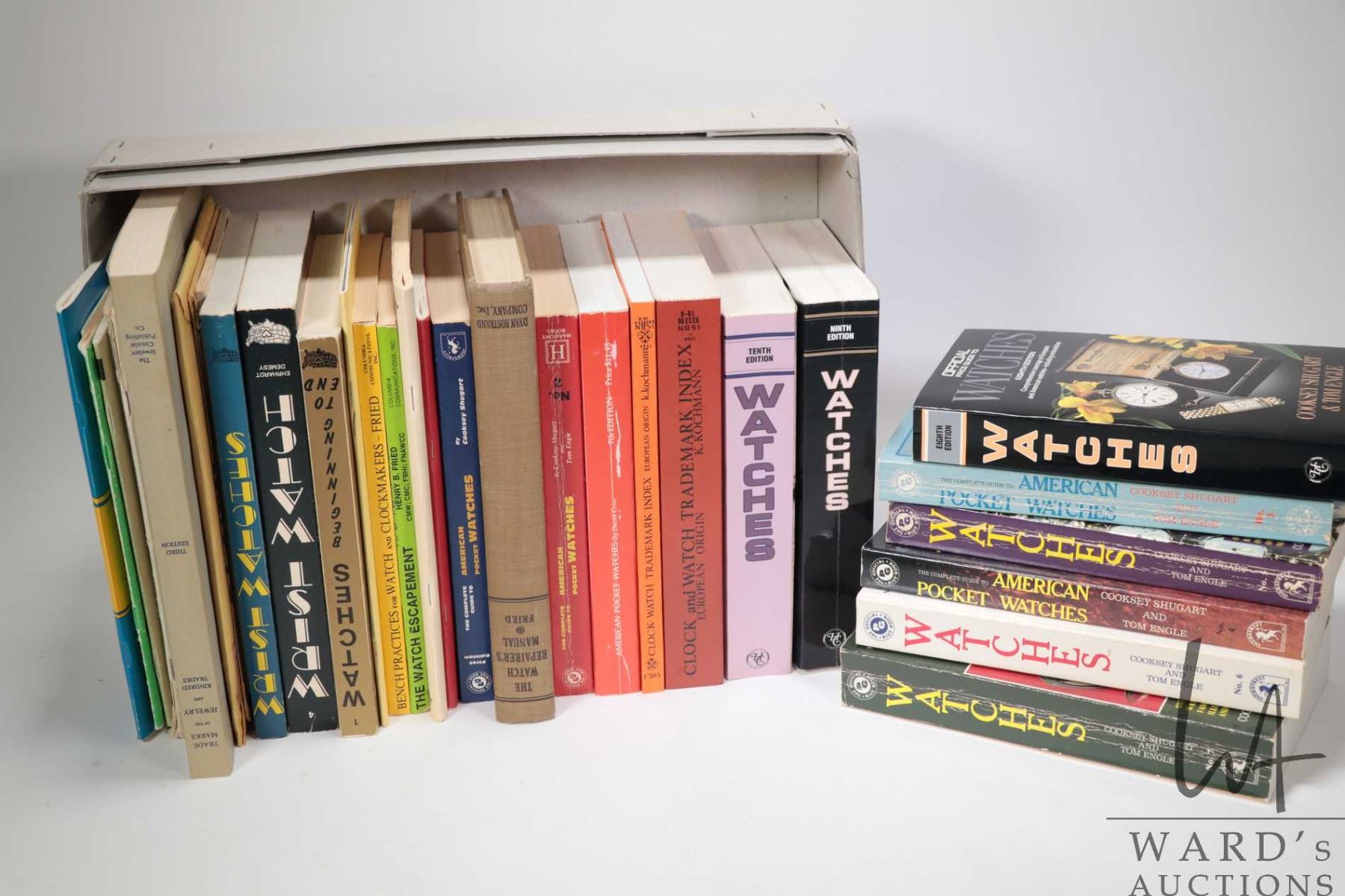 A selection of 31 watch reference guides including Trade Marks of The ...