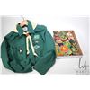 Image 1 : Selection of vintage Boy Scout collectibles including Boys 15-15 1/2 long sleeve shirt with neckerch