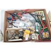Image 2 : Selection of watch makers tools and hand tools including case dent removal jig, calipers, loupes, br