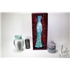 Image 1 : Benaya by Innovations boxed "Lily" hand painted 18" vase in original box, Artisan made baluster vase