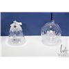 Image 2 : Selection of Swarovski collectlble glass Christmas ornaments, a crystal Swarovski Santa on a sleight