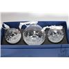 Image 4 : Selection of Swarovski collectlble glass Christmas ornaments, a crystal Swarovski Santa on a sleight