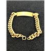 Image 1 : 18K ID BRACELET,8.25",11.4G