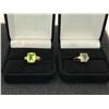 Image 1 : 2-10K RINGS WITH GREEN AND BLUE PASTE