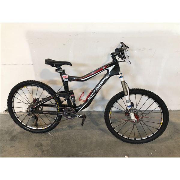 ROCKY MOUNTAIN ALTITUDE 9 BLACK FULL SUSPENSION 9 SPEED DISC BRAKES MOUNTAIN BIKE