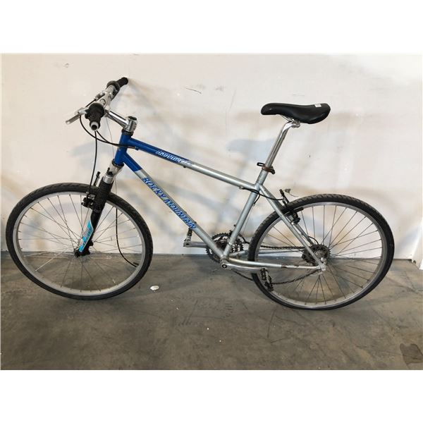 ROCKY MOUNTAIN HAMMER RACE GREY/BLUE 24 SPEED MOUNTAIN BIKE