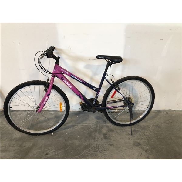 RIDGERUNNER ROSS PINK 18 SPEED MOUNTAIN BIKE