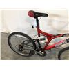 Image 3 : AVALANCHE TECHPRO RED 18 SPEED FULL SUSPENSION MOUNTAIN BIKE