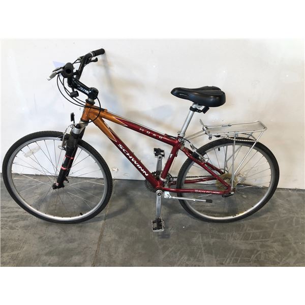 SCHWINN KORE RED 24 SPEED FRONT SUSPENSION ROAD BIKE