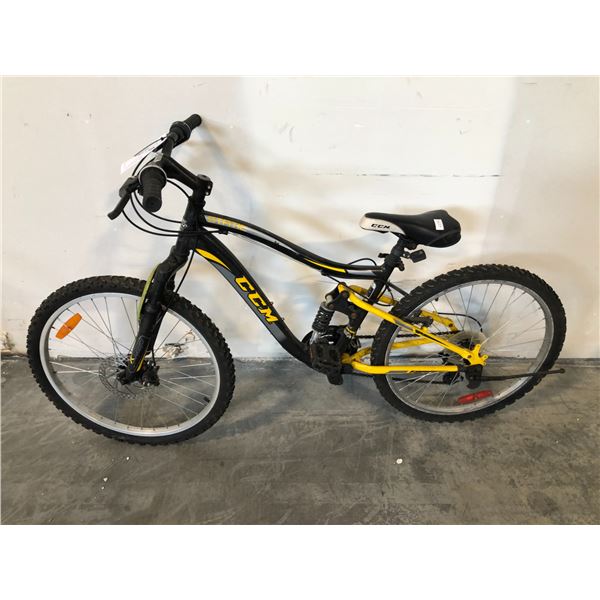 CCM STATIC BLACK 21 SPEED MOUNTAIN BIKE