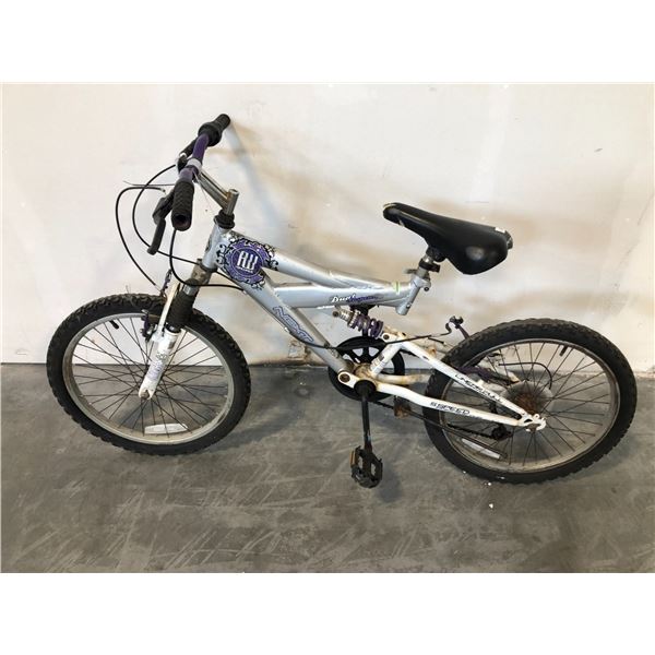 NEXT DUAL SUSPENSION GREY 5 SPEED KIDS BIKE