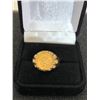 Image 1 : 14K MENS RING WITH MEXICO GOLD COIN 9.6G