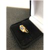 Image 2 : 14K RING WITH SAPPHIRE AND PEARLS