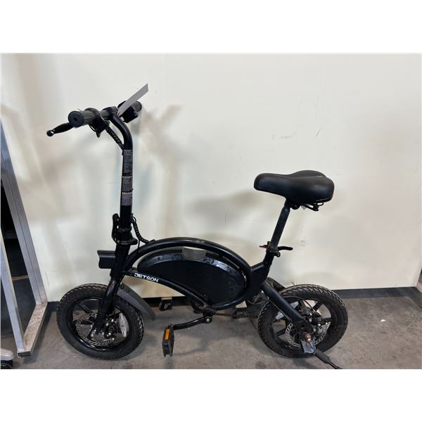 JETSON BLACK EBIKE WITH BATTERY NO CHARGER