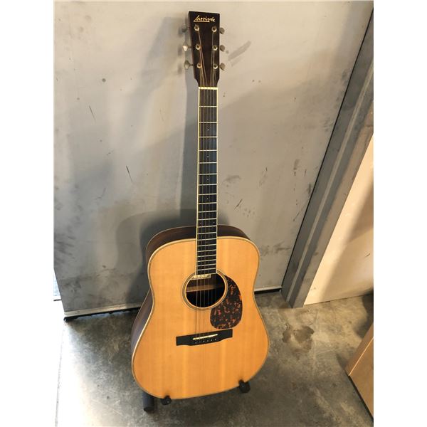 JEAN LARRIVEE D-40 6 STRING ACOUSTIC GUITAR WITH CARRY CASE