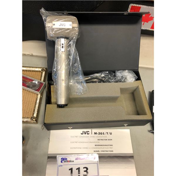 JVC M-201/T/U ELECTRET CONDENSER STEREO MICROPHONE