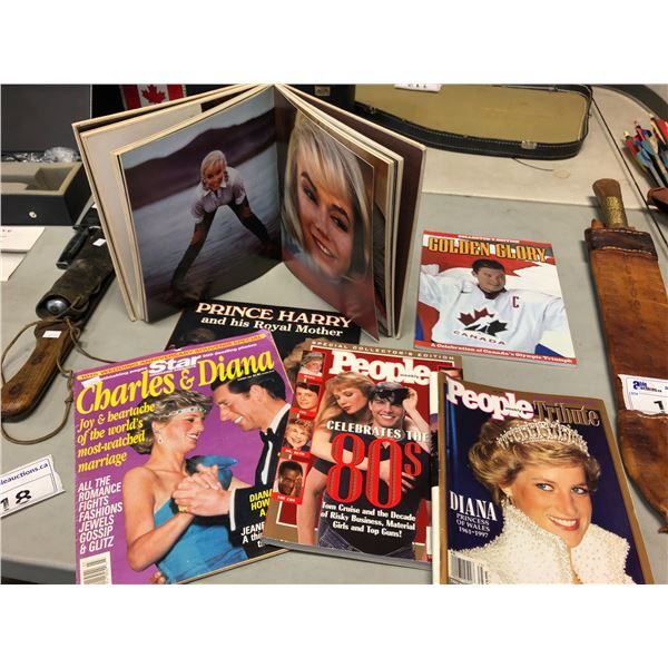 LOT OF ASSORTED SPECIAL COLLECTOR ISSUES MAGAZINES INCLUDING PEOPLES MAGAZINE GOLDEN GLORY, STAR