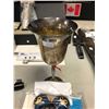 Image 2 : LOT OF ASSORTED COLLECTIBLE STAMPS, CHINESE BAODING BALLS  BALLS, JEWELRY BOX, AND BRASS GOBLET