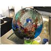 Image 4 : MURANO GLASS SEA ART GLOBE MARKED TASSO MADE IN ITALY