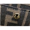 Image 4 : BLACK LEATHER FENDI TOTE EQUIPPED WITH RADIO FREQUENCY IDENTIFICATION TAG, ADDITIONAL STRAP AND DUST