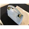 Image 2 : BABY BLUE LOUIS VUITTON  MADE IN PARIS HAND BAG WITH DUST BAG