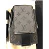 Image 2 : BLACK/GREY LEATHER LOUIS VUITTON CROSS WALLET/PHONE STORAGE CASE WITH DUST BAG