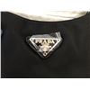 Image 2 : BLACK PRADA PURSE WITH ATTACHED CHANGE PURSE AND DUST BAG