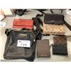 Image 1 : 6 BAGS/ WALLETS MARKED STEVE MADDEN, COACH, MICHAEL KORS, LOUIS VUITTON AND MORE