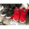 Image 1 : GREEN JOSLIN ETNIES MENS SIZE 8.5 SHOES AND MENS RED SIZE 9 ETNIES MIRANA SHOES