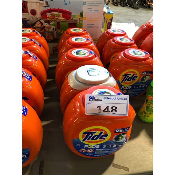 5 CONTAINERS OF TIDE PODS