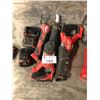 Image 1 : LOT OF ASSORTED CORDLESS MILWAUKEE POWER TOOLS INCLUDING 2 SAWZALLS, OSCILLATING MULTI TOOL, AND 3