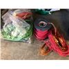 Image 3 : LOT OF ASSORTED EXTENSION CORDS, ELECTRICAL CABLE, ASSORTED HARDWARE AND HARDWARE ORGANIZERS