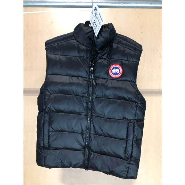 CANADA GOOSE BLACK UNISEX SMALL VEST BLACK