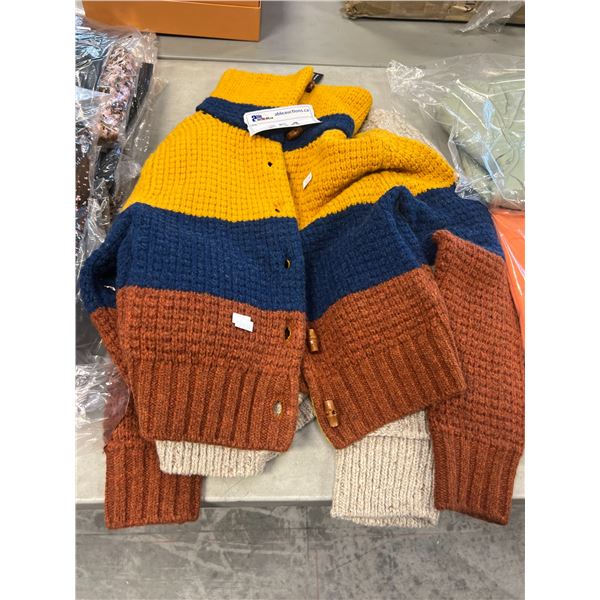 2 ASSORTED RE/DONE SIZE XS WOOL SWEATERS
