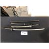 Image 2 : 2 ASSORTED ANTIQUE COLLECTIBLE SAMURAI SWORDS WITH SHEATHS