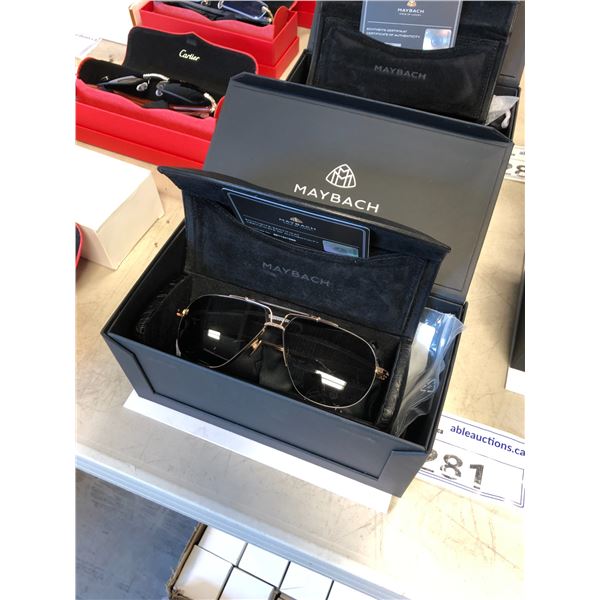 MAYBACH DESIGNER SUNGLASSES WITH CERTIFICATE OF AUTHENTICITY